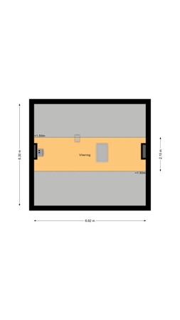 Plattegrond - Hoefkensstraat 33, 4921 CH Made - Tweede verdieping.jpg